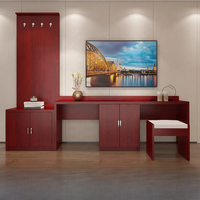 Ensemble de meubles de chambre classiques en bois antique pour appartement et hôtel, vente en gros directe d'usine