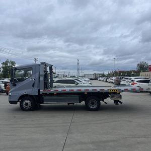 รถยกพ่วงไฟฟ้าล้วน BYD T5 EV แบบพื้นเรียบ แบตเตอรี่ Blade 100kWh ปรับแต่งพื้นพ่วงได้ รับน้ำหนัก 3-5 ตัน สำหรับกู้ภัยบนท้องถนน - Product Image 1