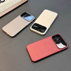 IPhone 17 Pro Max 17 Pro 17 Pro 17 공기 렌즈 보호 전화 커버용 초박형 정품 가죽 방열 휴대 전화 케이스 - Product Image 1