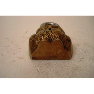 Brass OWL Finish Padlock with <b>Keys</b> Functional Anti-Theft Waterproof <b>Lock</b> Iron and Steel Material - Product Image 2