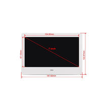 Digital Photo Frame, Free Download, MP3, MP4, Calendar, LED
