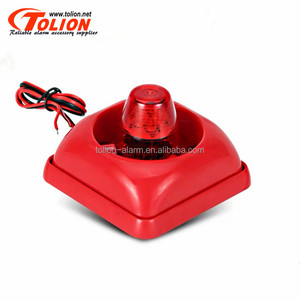 Blitz- und Tonsirene mit Stroboskop Heimalarmsystem Rotes Blinklicht Feueralarm für Hotelsicherheit - Product Image 4