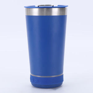 Gobelet isolant en acier inoxydable 304 avec ouvre-haut-parleur extérieur gobelet Audio verre à bière - Product Image 3