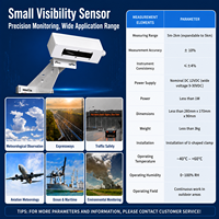 Capteur de visibilité pour la détection de brouillard routier, à diffusion directe, 10m-5km, RS485, 4-20mA, IP66, CE, haute précision, OEM