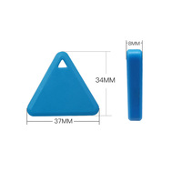 Dispositivo triangular antipérdida GPS Tracker Key & Pet Locator Seguimiento satelital en tiempo real