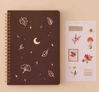 Carnet de notes personnalisé de haute qualité à double spirale, agenda, journal, organisateur quotidien, hebdomadaire, mensuel, planificateur
