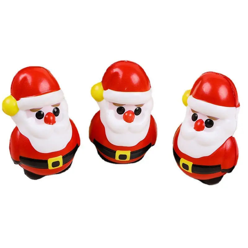 Оптовая продажа, искусственная кукла с медленным отскоком, шарик из пены, Санта-Клауса, снеговика, лося, игрушка для снятия стресса, Рождественская игрушка