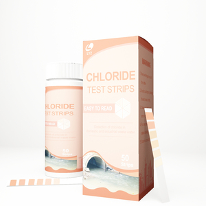 Kit de test rapide pour <span class=keywords><strong>piscine</strong></span> et spa à eau salée, <span class=keywords><strong>bandelettes</strong></span> de test en plastique pour le chlorure de sodium - Product Image 6