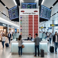 Pantalla LED Interior con Control IR, Tablero Electrónico de Color Verde para Mostrar la Tasa de Cambio de Moneda, para Bancos y Hoteles