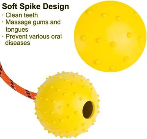 Os à mâcher et balle jouet durables pour chien, non toxiques, résistants aux morsures, pour le nettoyage des dents, le soulagement de l'ennui et le jeu quotidien - Product Image 4