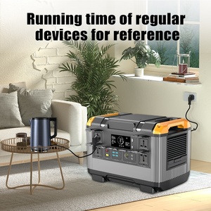 Station d'alimentation portable 2400W, batterie lithium 2000Wh, UPS avec panneaux solaires, charge rapide pour les magasins de proximité et l'exploitation quotidienne - Product Image 5