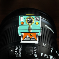 Superbe cadeau : Épingles en émail rétro pour appareil photo, pour photographes et vlogueurs