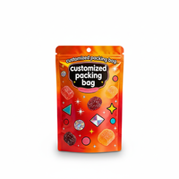 Sachets Doypack refermables anti-odeur pour produits comestibles, avec sécurité enfant, impression personnalisée en héliogravure, en PE et Mylar, pour nouilles et aliments pour animaux
