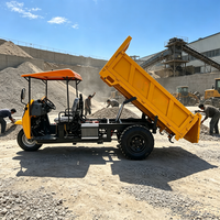 Ferme Construction Site Ménage Logistique Fret Cargo Box Auto-Déchargement Diesel Hydraulique Agricole Transport Tricycle