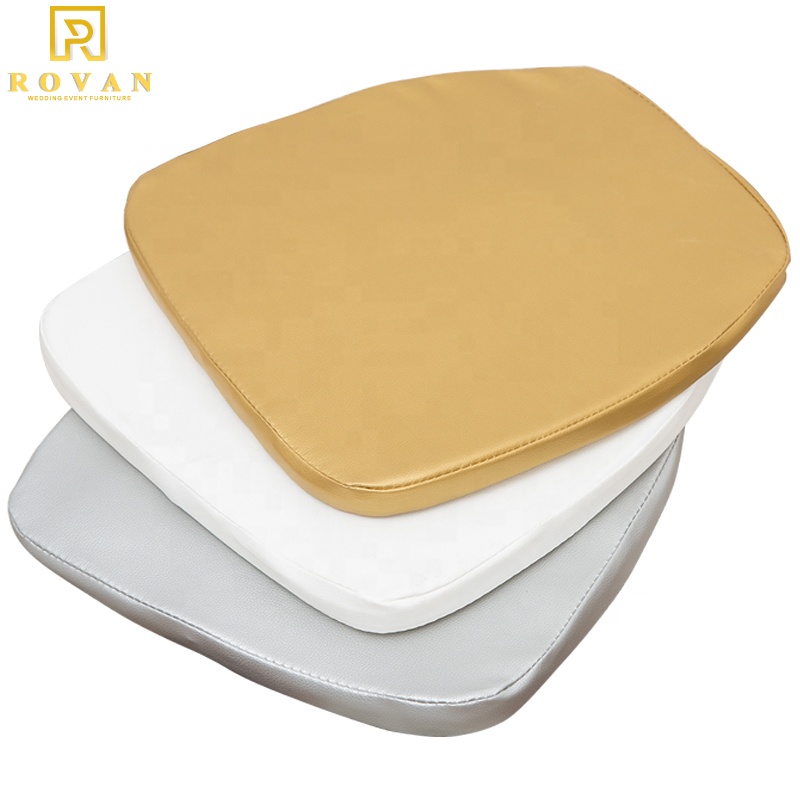 Оптовая продажа, съемные стулья chiavari и Tiffany из искусственной кожи и ткани