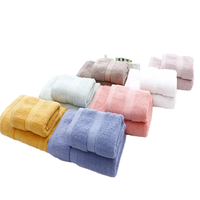 Petite serviette de bain en pur coton quantité minimale de commande de haute qualité de couleur unie en gros pour la maison