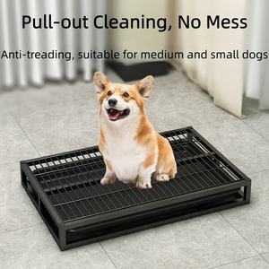 USMILEPET Bestseller Vassoio per Addestramento Cani in ABS con Cassetto Rimovibile Facile da Pulire Lavabile Supporto per Tappetini Igienici per Cuccioli - Product Image 2