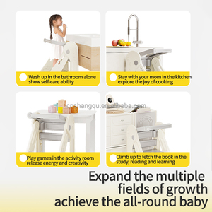 VSUCH Usine Meilleure Qualité <span class=keywords><strong>Tour</strong></span> Pliante pour Enfants Escabeau d'Apprentissage Toddler Kitchen Helper Tabouret Enfants Pliable <span class=keywords><strong>Tour</strong></span> d'Apprentissage - Product Image 3
