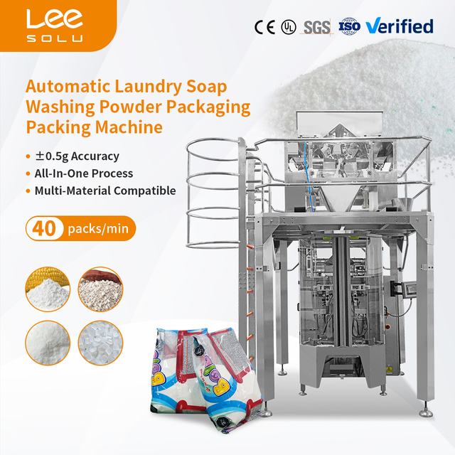 1kg 2kg 5kg High Speed Fully Automatic Detergent Powder Filling Packaging Machine with Paper Pouch Wrapping High Accuracy