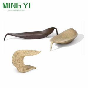 Bán Buôn Chất Lượng Cao Lá Hình Dạng Mặt Trời <span class=keywords><strong>Lounger</strong></span> Ngoài Trời Poolside Đồ Nội Thất Tất Cả Các Thời Tiết Ngả Mây Wicker Ghế Sofa Cho Patio - Product Image 6