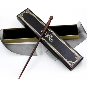 <span class=keywords><strong>Bacchetta</strong></span> <span class=keywords><strong>Magica</strong></span> di <span class=keywords><strong>Harry</strong></span> <span class=keywords><strong>Potter</strong></span>, Scatola Nera, Accessorio per Cosplay dei Mangiamorte, Regalo per Cowin, Natale, Capodanno, Halloween, in Acciaio - Product Image 1