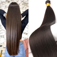 Extensions de cheveux synthétiques soyeux et lisses sans nœuds de haute qualité pour femmes, lots de mèches synthétiques à tresser en gros