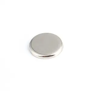 Durable 15 mm Flat Head Metal Spring Press Snap Button Shiny Nickel Brass Material for Leather Terminals