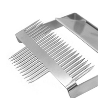 Outils d'apiculture à Double aiguille, kit en acier inoxydable, multifonctionnel, adapté aux fourchettes à déformer, grattoir à nid d'abeille