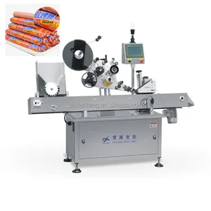 XT-2610 Automatic Horizontal Packaging Labeling Machine For Lipstick Tubes Small Round Bottle Sticker Labeler Machine