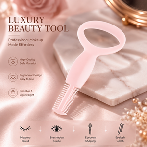 Herramienta aplicadora de plantilla para delineador de ojos de doble punta, plantilla guía para sombra de ojos, herramienta duradera para maquillaje de ojos y pestañas, plantillas para delineador de ojos - Product Image 1