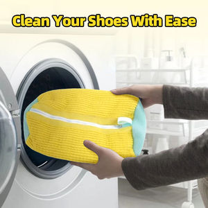 Sac de lavage en <span class=keywords><strong>maille</strong></span> <span class=keywords><strong>pour</strong></span> chaussures, nouvelle conception, <span class=keywords><strong>pour</strong></span> sèche-linge et machine à laver, sac de nettoyage <span class=keywords><strong>pour</strong></span> baskets - Product Image 6