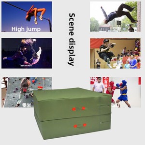 Bloc de mousse durable non toxique, rectangulaire, souple et sûr pour l'entraînement de gymnastique et les zones de jeux intérieures - Product Image 6