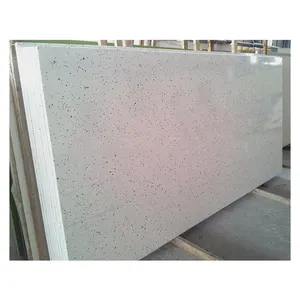 Pedra de quartzo branco popular para piso e balcão com preço barato