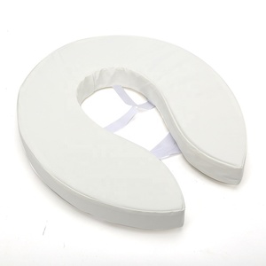 Accesorio de baño acolchado de fácil limpieza, asientos estándar <span class=keywords><strong>alargados</strong></span>, cojín, asiento de inodoro de espuma acolchada suave - Product Image 1