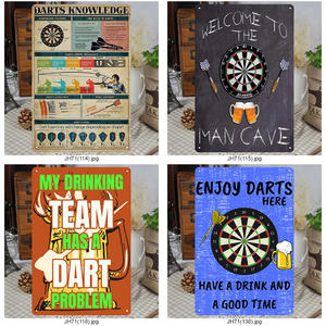 20X30CM Tin Plate Vintage Hiasan Dinding Anak Panah Kustom Logam Sign Gua Logam Sign Board - Product Image 6