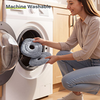 Homettler Ensemble Serpillère Magique Rotative 360° en Microfibre Écologique avec Seau Essoreur Automatique Mains Libres, Essorage Facile et Manche Télescopique