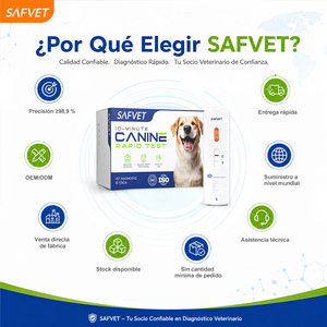 Kit de Prueba Rápida para el Parvovirus Canino CPV Ag para Perros, Detección de Antígeno, Prueba de Diagnóstico Veterinario, CE ISO - Product Image 4