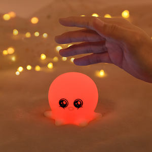 बेडसाइड रिचार्जेबल रंग सिलिकॉन के साथ छोटे छोटे छोटे छोटे लैंप मिनी यूएसबी बदलते पोर्टेबल बच्चों के कमरे की रात - Product Image 1