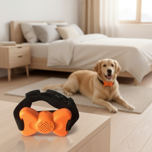 Collier de dressage pour animaux de compagnie en nylon léger anti-aboiement avec enregistrement vocal et vibration, entraîneur de comportement canin pour tous <span class=keywords><strong>les</strong></span> chiens - Product Image 4