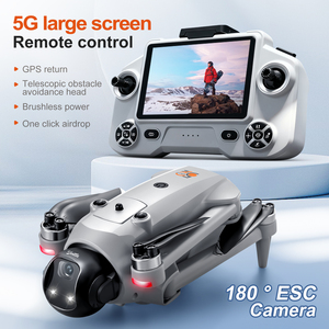 Dron GPS Plegable YL059 con Pantalla y Control Remoto, 22 Minutos <span class=keywords><strong>de</strong></span> Tiempo <span class=keywords><strong>de</strong></span> Vuelo, Motor sin Escobillas, Quadcopter RC para Niños y <span class=keywords><strong>Adultos</strong></span> - Product Image 3