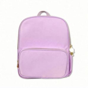 Wholesale Fashion Gift Custom Large Waterproof Purple Oxford Girls Boys Children <b>Backpack</b> <b>School</b> Bags Set With Garniture - Product Image 3