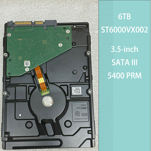 ST6000VX002 6TB SATA3.0 5400RPM Snelheid 256MB Cache 3.5"HDD 7x24/7 Werkt bij alle weersomstandigheden Geoptimaliseerde stabiliteit en enorme opslagcapaciteit - Product Image 1