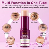 Bâtons multi-baume volumisants au collagène et au calcium YECUCE, soin coréen raffermissant, hydratant et apaisant pour le visage et les yeux, baume au calcium Cemenrete