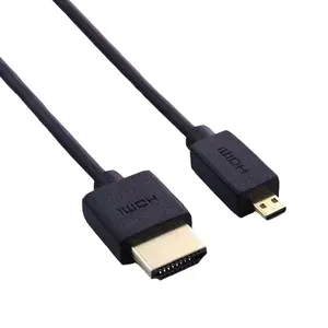 FARSINCE 4K ultra slim super thin hdmi cable ps4 ps3 slim mini micro hdmi port to laptop hdmi for Camera, Camcorder, Gimba