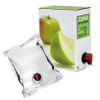 Conteneur BIB aseptique pour huile d'olive, lait, vin, eau de coco, jus, eau minérale, champagne, capacité personnalisable de 3L, haute qualité