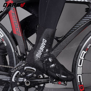 Scarpette per scarpette invernali Darevie copriscarpe per <span class=keywords><strong>bici</strong></span> da strada impermeabile antivento copertura per scarpe da ciclismo Mtb scarpe da ciclismo - Product Image 6