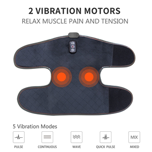 Comfier Riscaldata Ginocchio Brace Wrap con Massaggio, Vibrazione Massager Ginocchio con Riscaldamento Knee Pad per Knekneee Dolore, Gamba - Product Image 4