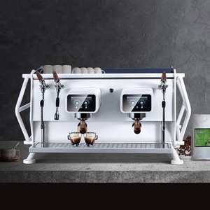 Cafetera Espresso Semiautomática Italiana de Alta Calidad con Espumador de Leche para Cafetería, Tienda de Té con Leche, Hotel, Bar - Product Image 1
