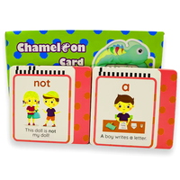Cartes Flash Parlantes Personnalisées pour Enfants – Jouets Éducatifs pour Tout-petits – Modèle Anglais