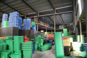 Thùng rác đứng bằng nhựa hình chữ nhật 30 lít với 4 bánh xe thân thiện với môi trường & tiết kiệm không gian thùng rác nhà bếp - Product Image 5